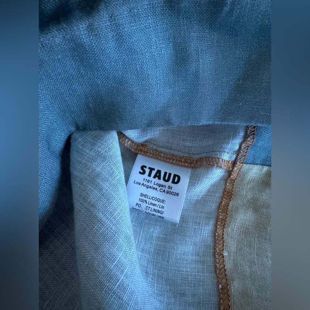 STAUD Boa Linen Mini Dress - Picture 13 of 14